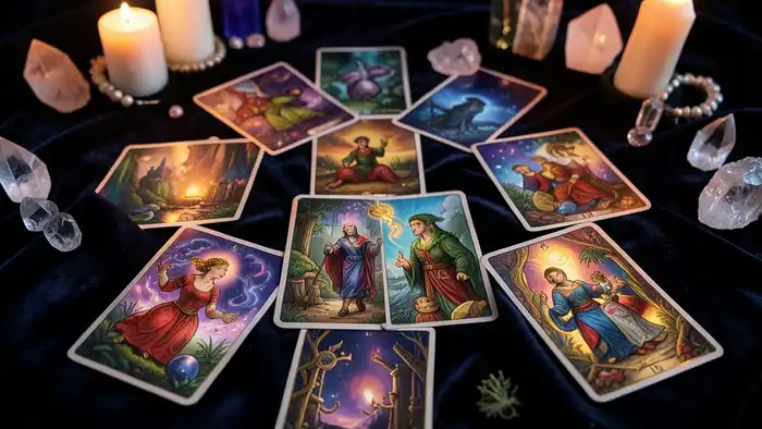 Расклад Таро "два сердца" на ближайшее будущее — шесть карт, показывающих эмоциональную динамику между двумя людьми