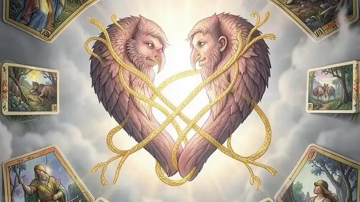 Расклад Таро "два сердца" на новых друзьях: схема позиций и символика карт