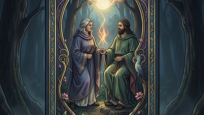 Расклад Таро «Два сердца» на семейные узы — визуализация эмоциональных связей и гармонии