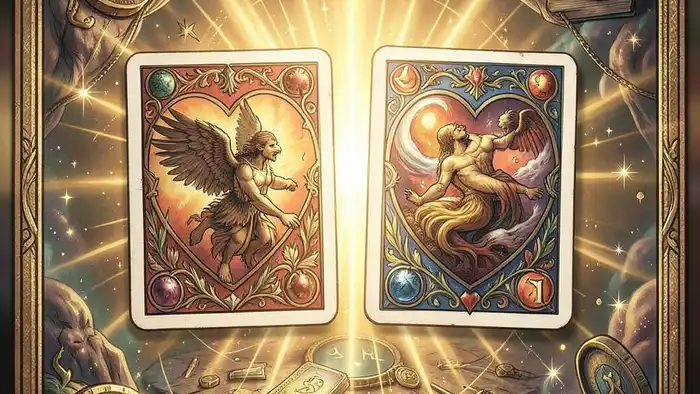 Расклад Таро «два сердца» – визуальное представление