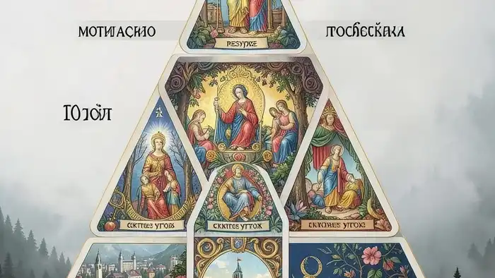 Расклад Таро "елочка" на карьеру за границей — схема позиций и карт