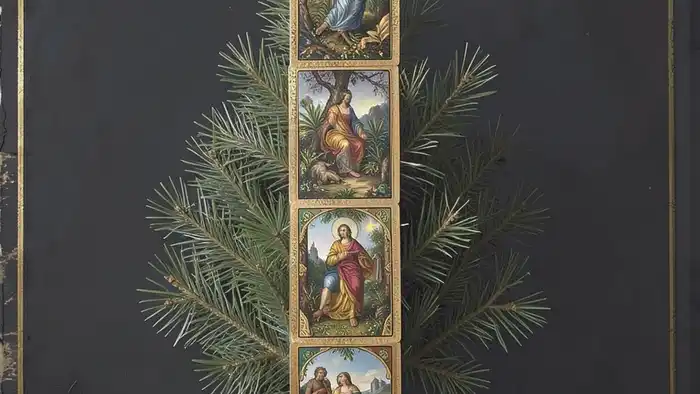 Расклад Таро "елочка" на командировку — схема из 7 позиций с картами