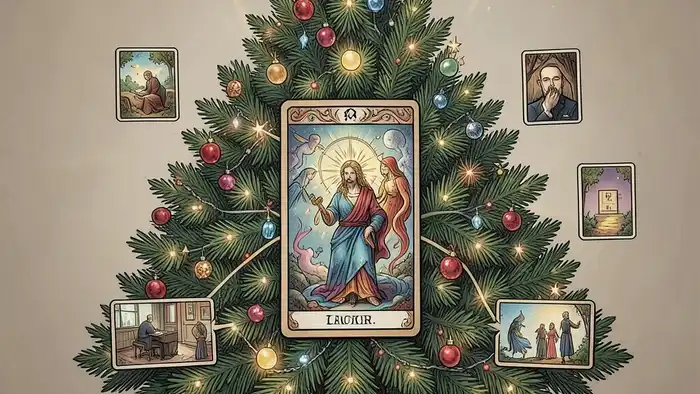 Расклад Таро «елочка» на конфликт на работе – визуальная схема