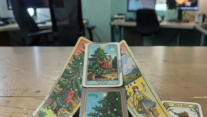 расклад Таро "елочка" на офис — схема из семи карт в форме ёлки