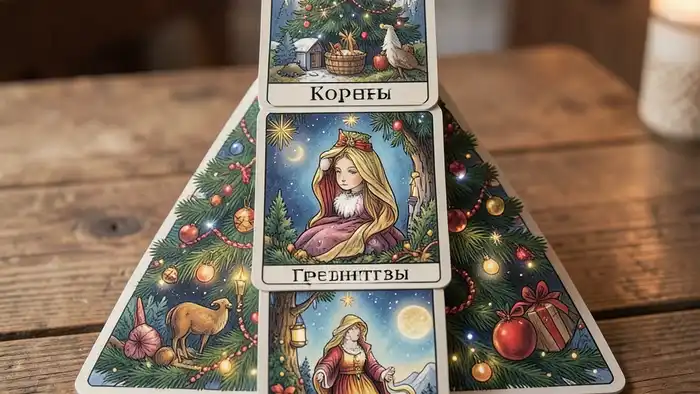 Расклад Таро «елочка» на права – визуальная схема