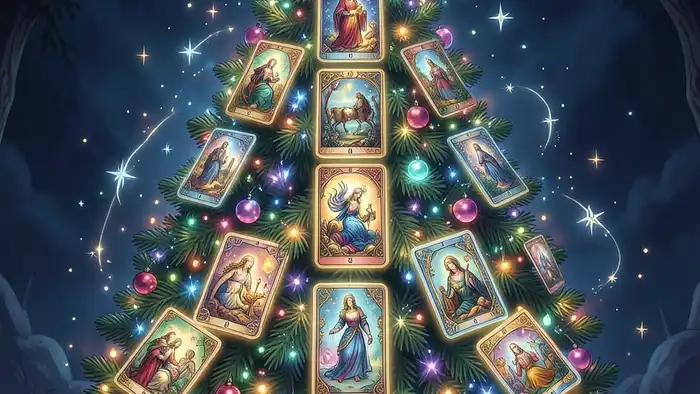 Расклад Таро «елочка» — визуальная схема ритуала привлечения