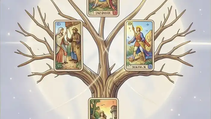 Расклад Таро "елочка" на совместимость: схема позиций и значения карт