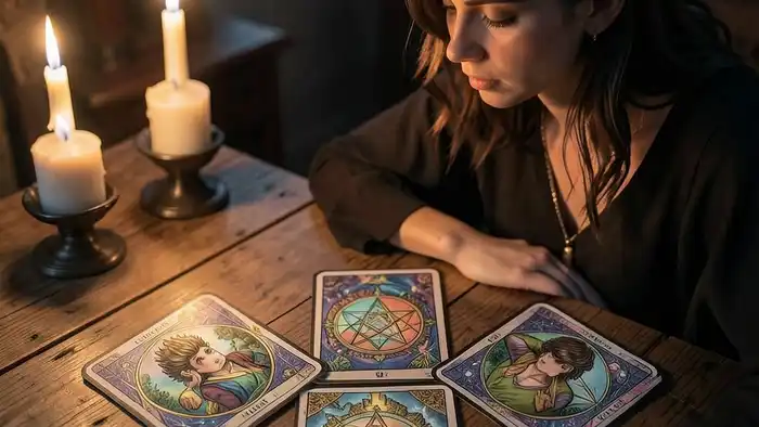 Расклад Таро «гексаграмма» на бывшую – шестиугольная схема карт