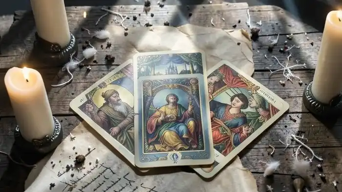Расклад Таро "гексаграмма" на отпускание прошлого — шесть карт, выложенные в симметричную схему