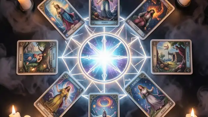Расклад Таро гексаграмма на предназначение – изображение