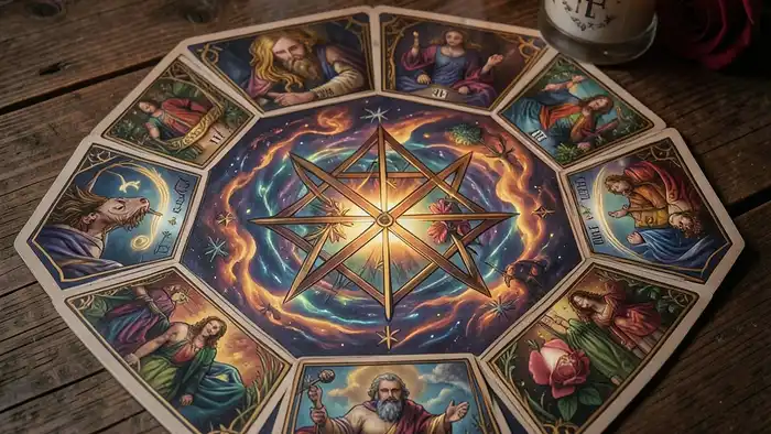 Расклад Таро Гексаграмма на ревность мужа