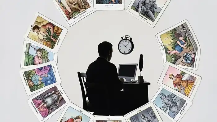Расклад Таро "годовой на 12 месяцев" на фриланс — схема карт по месяцам с интерпретацией