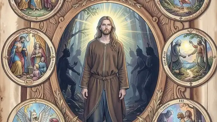 Расклад Таро "годовой на 12 месяцев" на прокрастинацию — схема карт для каждого месяца с символами внутренних блокировок