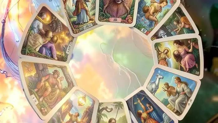 Расклад Таро "годовой на 12 месяцев" на социальные сети — схема позиций и интерпретация карт