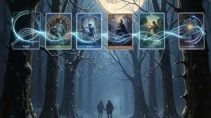 Расклад Таро "годовой на 12 месяцев" на тень — схема карт, отражающих скрытые паттерны личности