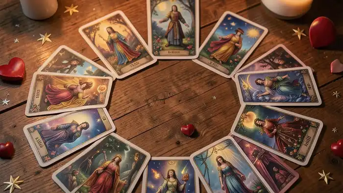 Расклад Таро годовой на 12 месяцев на взаимность чувств