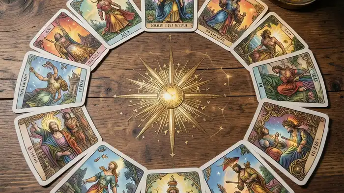 Расклад Таро годовой на 12 месяцев с трофеем премии