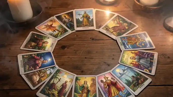 Расклад Таро годовой на 12 месяцев – карта года на столе