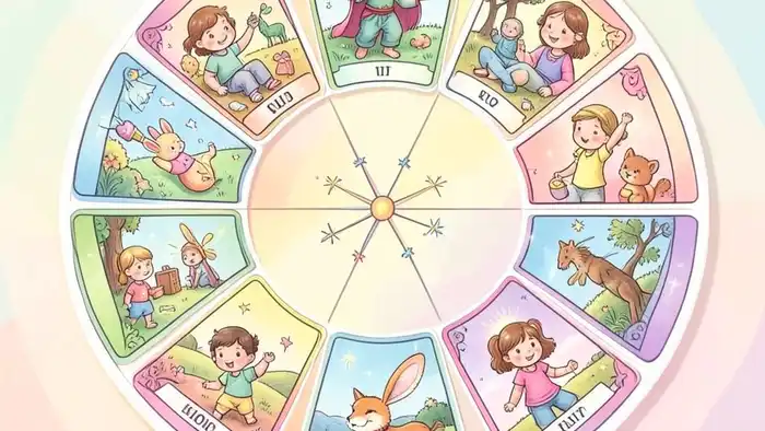 Расклад Таро «хоровод» на детей – круг из девяти карт
