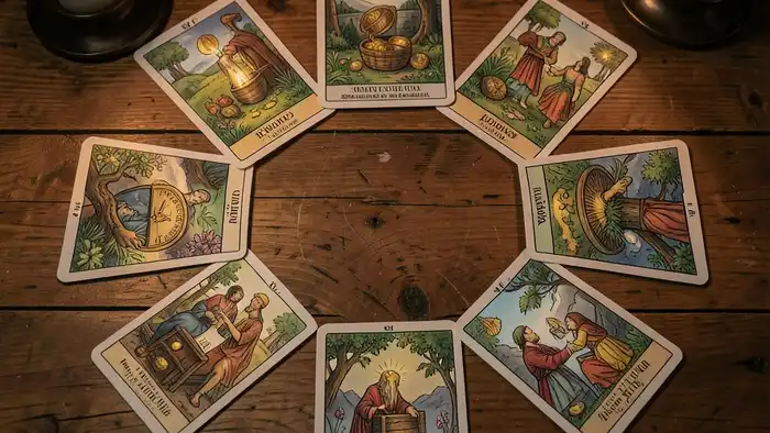 Расклад Таро «хоровод» на финансовый рост изображение