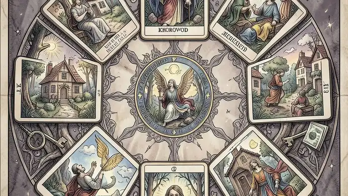 Расклад Таро «хоровод» на ипотеку – визуальное представление