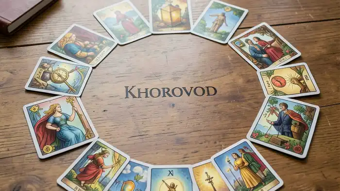 Расклад Таро хоровод на компанию изображение