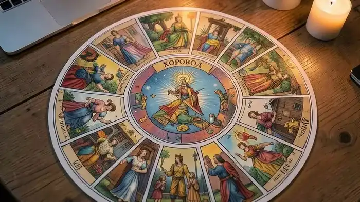 Расклад Таро «хоровод» на конфликт на работе – изображение