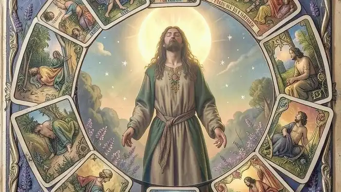 Расклад Таро "хоровод" на выздоровление — 12 карт, расположенных по кругу, символизирующие путь к исцелению