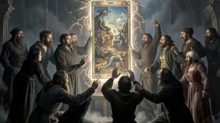 Расклад Таро "хоровод" — схема позиций и символы в круге для анализа брака