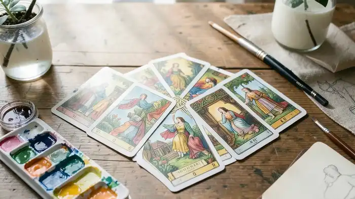 расклад таро и арт‑терапия изображение