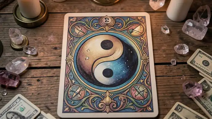 расклад Таро инь-ян финансовый рост изображение