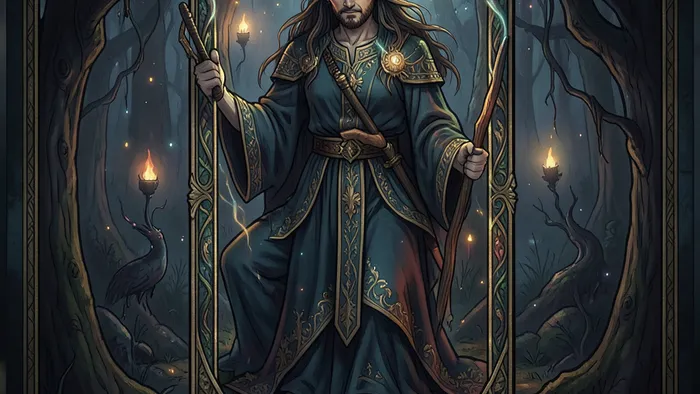 Расклад Таро Карта Дня на наследственные проблемы: старинная и современная карты рядом с родовым древом