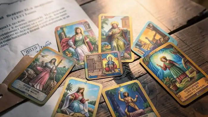 Расклад Таро "карта дня" на сертификат: шесть карт, показывающих энергетические слои официального признания