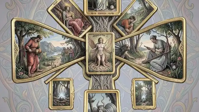 расклад таро кельтский крест на будущее с этим человеком - схема позиций и символика