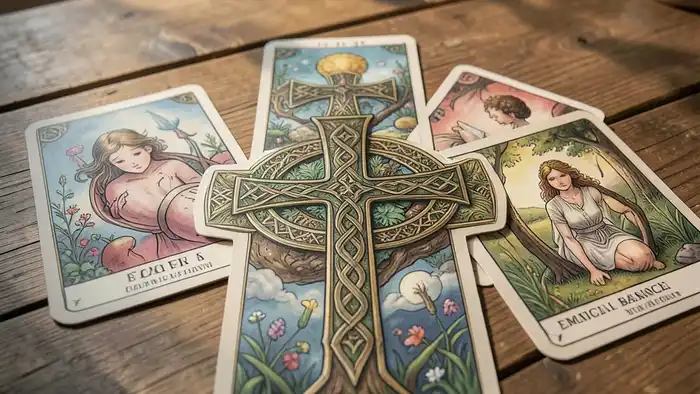 Расклад Таро кельтский крест на давление описание изображения