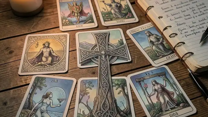 Расклад Таро кельтский крест на нишу – визуальное представление