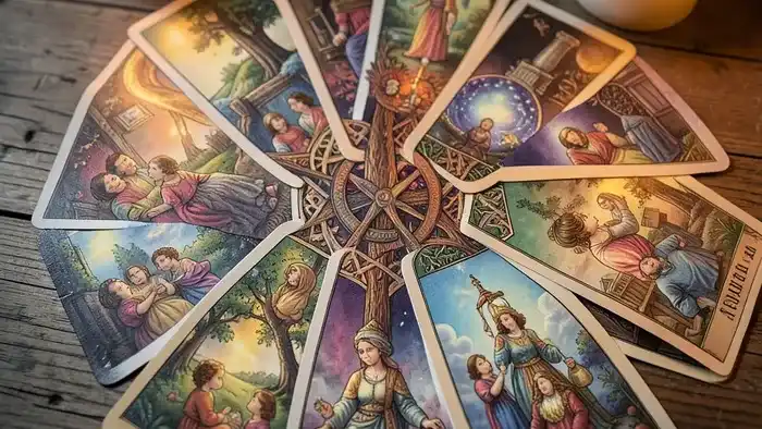 кельтский крест расклад Таро отношения со свекровью