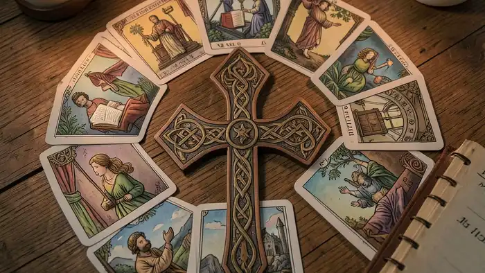 Расклад Таро кельтский крест на репетитора – визуальное представление
