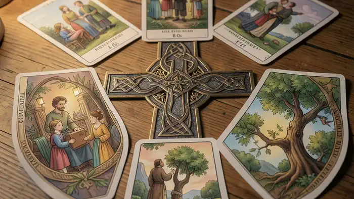 Кельтский крест Таро – расклад для семейного бизнеса