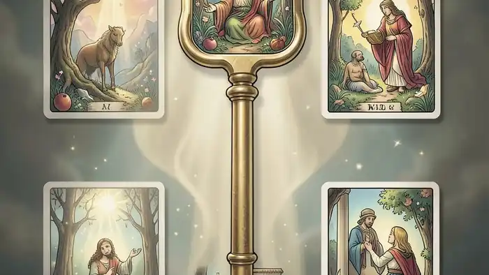 Расклад Таро «ключ» – визуализация расклада в виде ключа