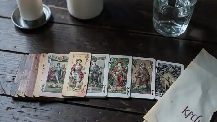 Расклад Таро "ключ" на будущую жену — семь карт, раскрытые в порядке позиций, символизирующие внутренние барьеры и ключи к глубокой любви