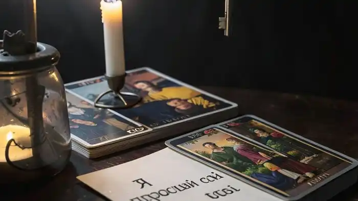 расклад Таро "ключ" на прощение себя — схема позиций, карты и символы
