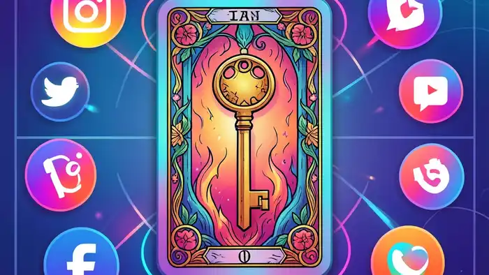 Расклад Таро «ключ» на социальные сети изображение