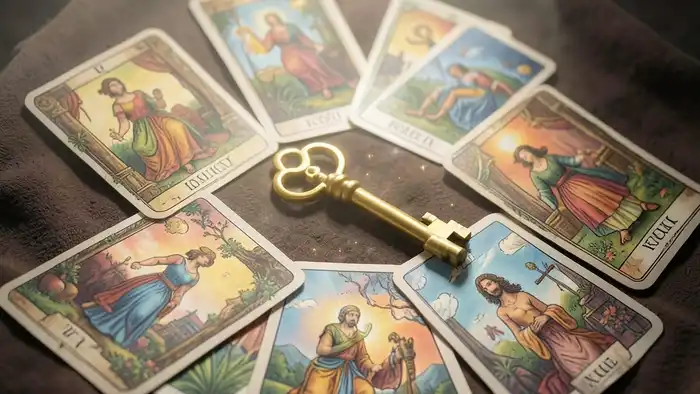 ключ Таро расклад на везение изображение