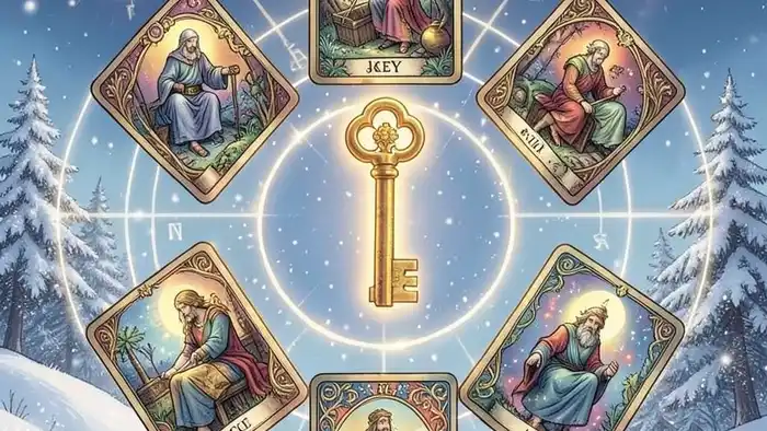 ключ Таро расклад на январь иллюстрация