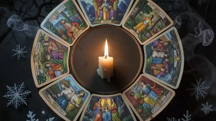 Расклад Таро "колесо баланса жизни" на Рождество — схема позиций и интерпретация карт