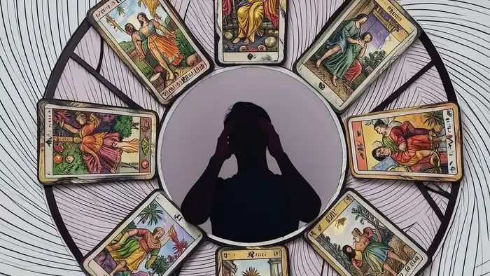 Расклад Таро "колесо фортуны" на первую любовь с девятью позициями карт