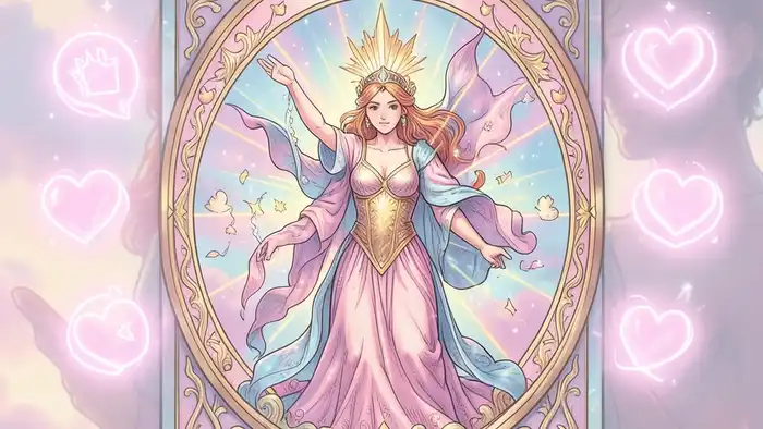 Расклад Таро «колесо фортуны» на приворот на мужчину – изображение колеса фортуны с символикой любви