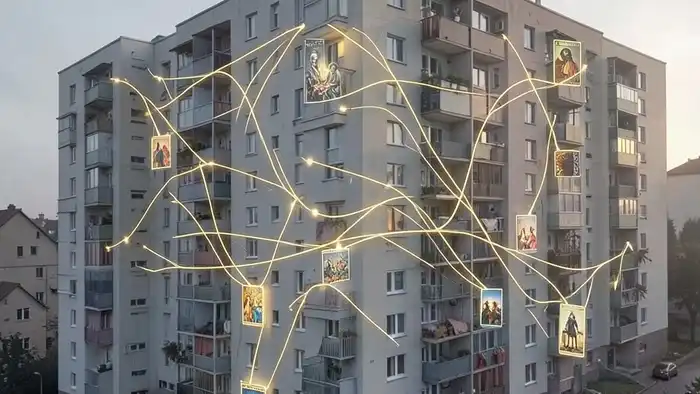 Расклад Таро "Колесо Фортуны" на соседей — схема энергетических связей в доме