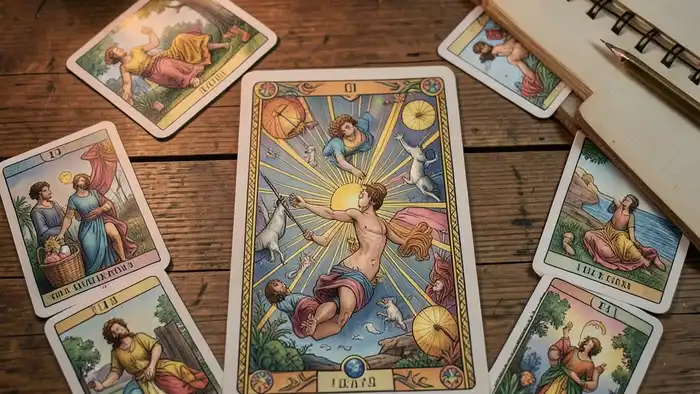 Расклад Таро колесо фортуны для вопроса о увольнении